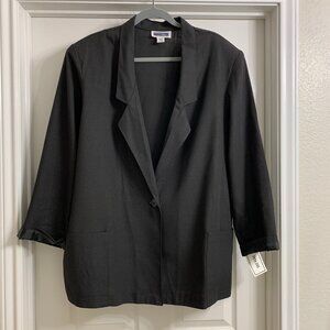 Prophecy Woman Brand Black Jacket, Size 24W, NWT